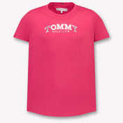 Tommy Hilfiger Kids Girls T-shirt in Fuchsia