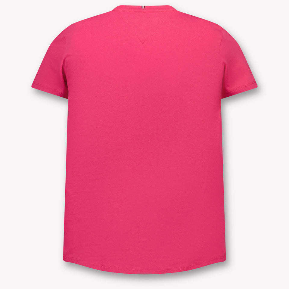 Tommy Hilfiger Kids Girls T-shirt in Fuchsia