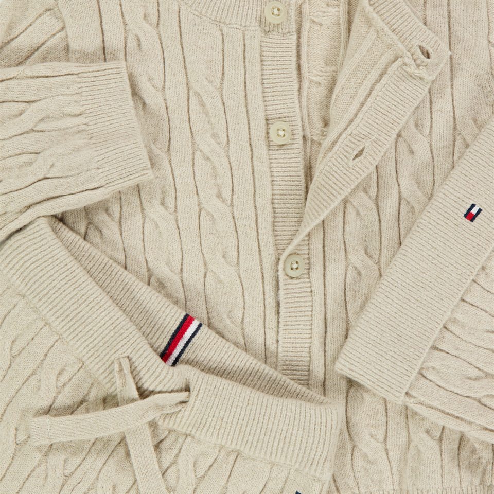 Tommy Hilfiger Baby Unisex Set in Light Beige