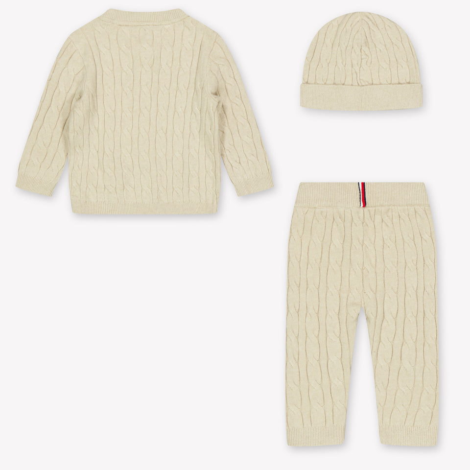 Tommy Hilfiger Baby Unisex Set in Light Beige