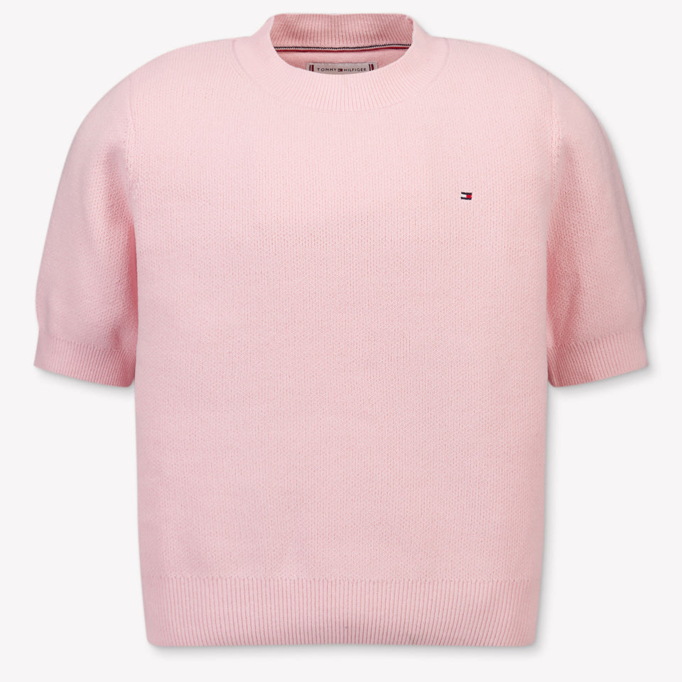 Tommy Hilfiger Kids Girls Sweater in Light Pink