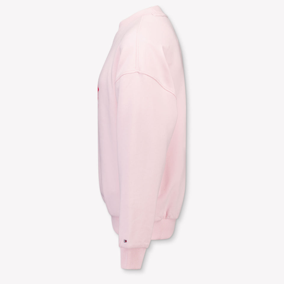Tommy Hilfiger Kids Girls Sweater in Light Pink