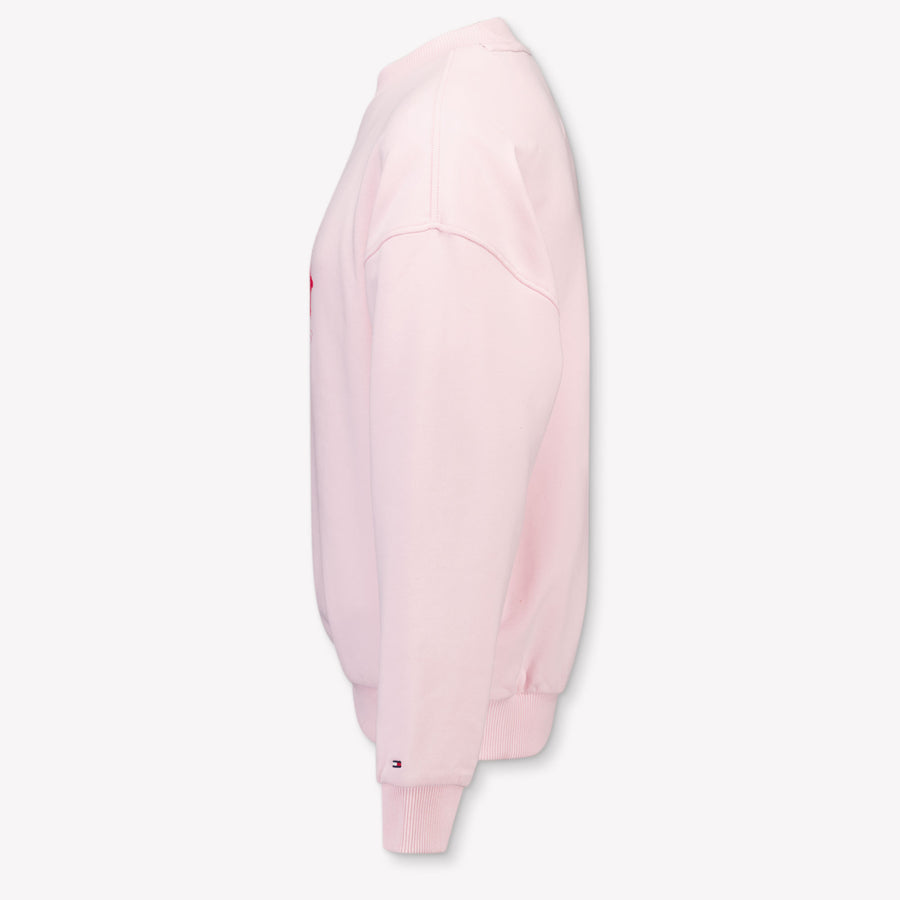 Tommy Hilfiger Kinder Meisjes Trui In Licht Roze
