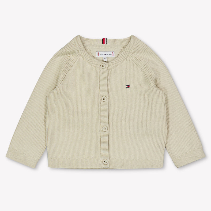 Tommy Hilfiger Baby Unisex Vest In Licht Beige