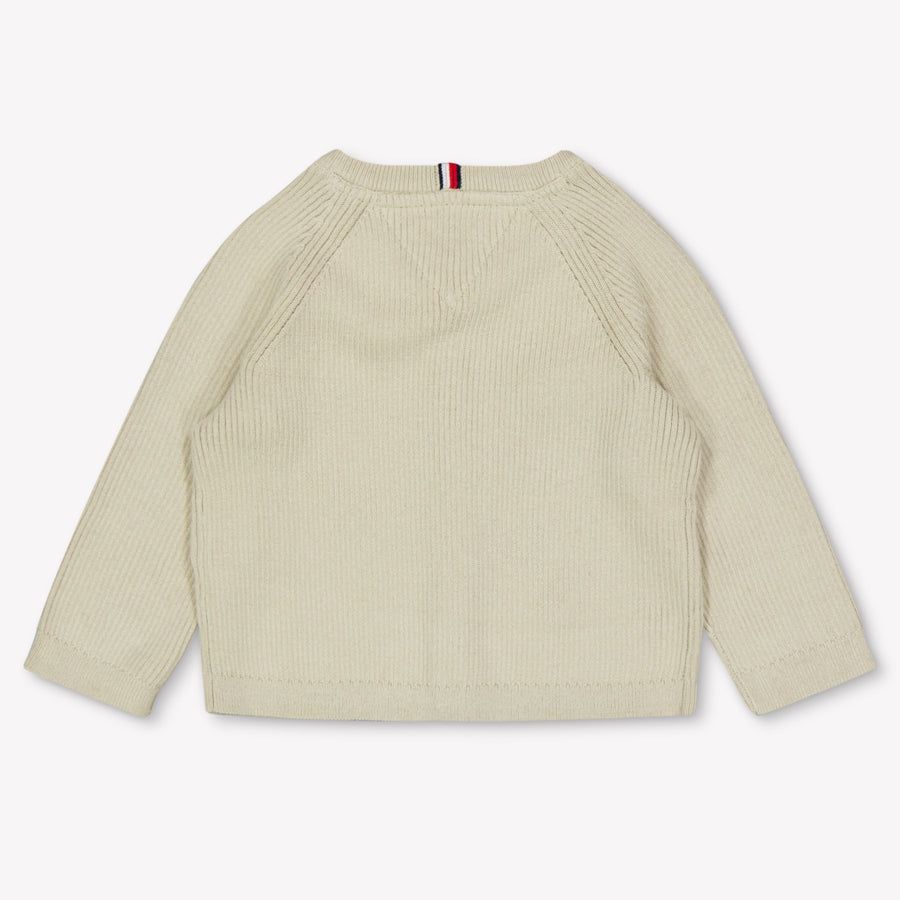 Tommy Hilfiger Baby Unisex Vest In Licht Beige