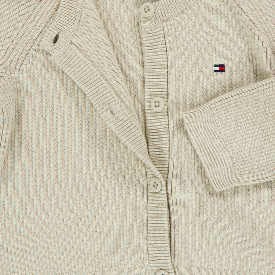 Tommy Hilfiger Baby Unisex Vest In Licht Beige