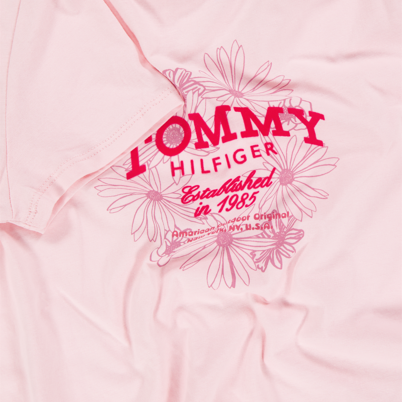 Tommy Hilfiger Kids Girls T-shirt in Light Pink