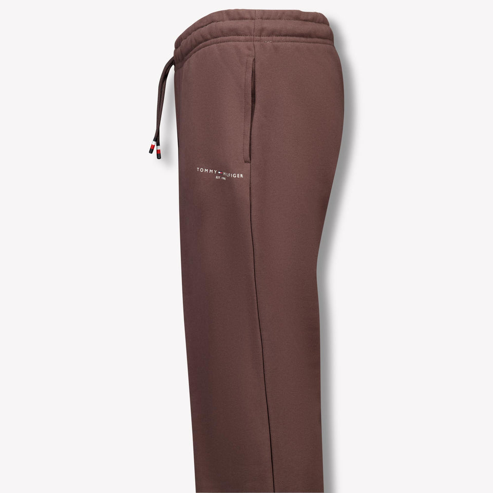 Tommy Hilfiger Kinder Unisex Broek In Bruin