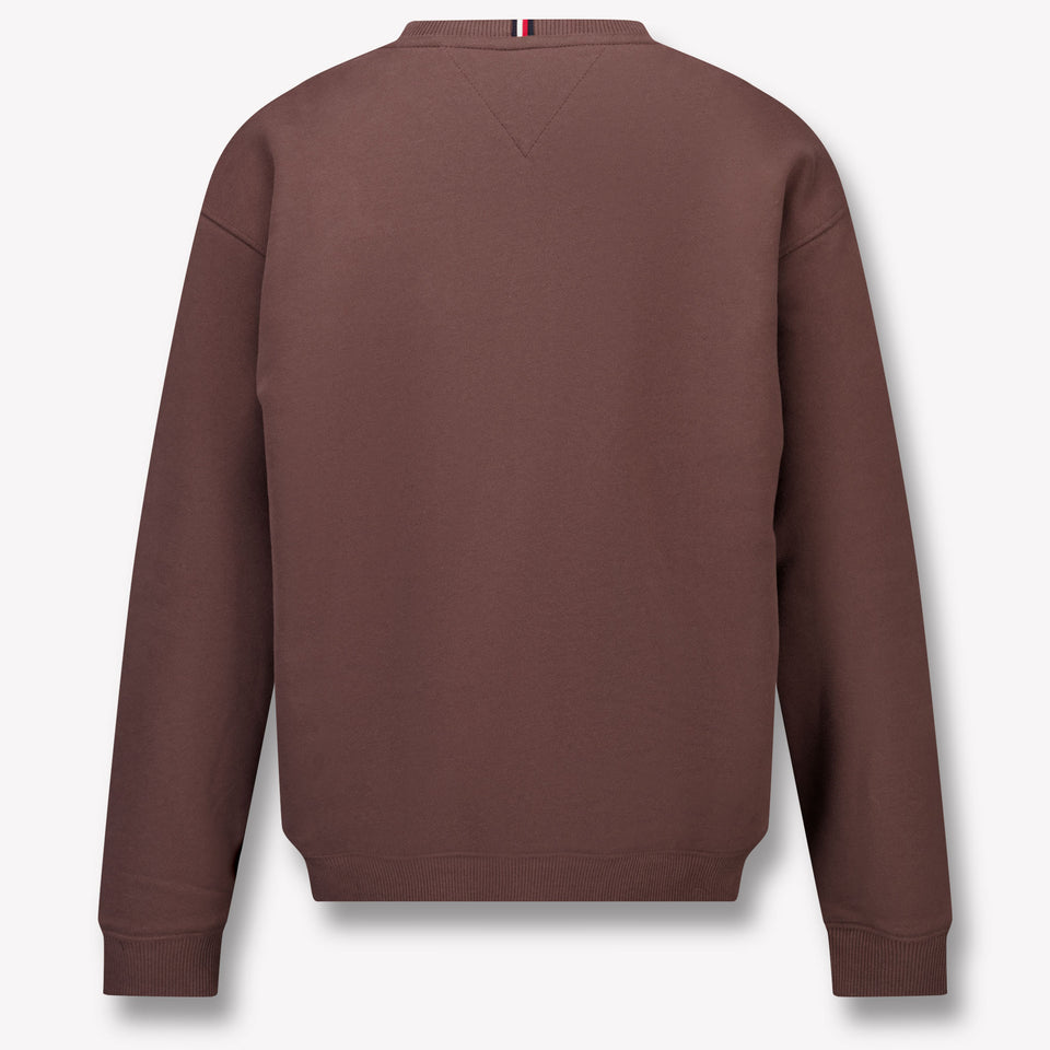 Tommy Hilfiger Kinder Unisex Trui In Bruin