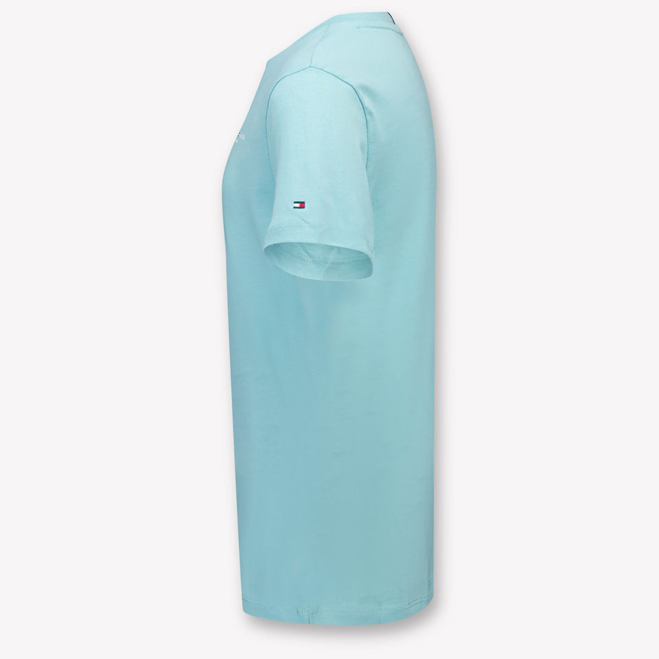 Tommy Hilfiger Kids Unisex T-shirt in Turquoise