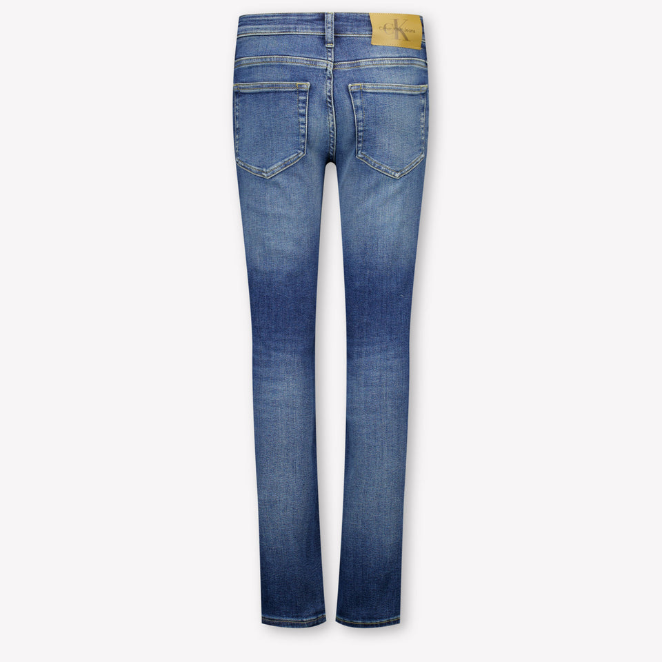 Calvin Klein Kids Boys Jeans In Dark Blue