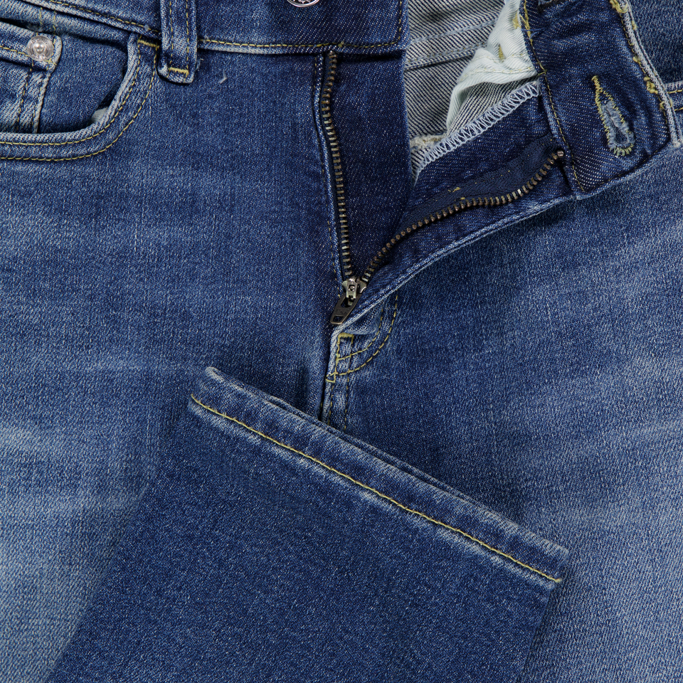 Calvin Klein Kids Boys Jeans In Dark Blue