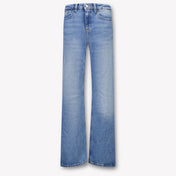 Calvin Klein Kids Girls Jeans In Light Blue