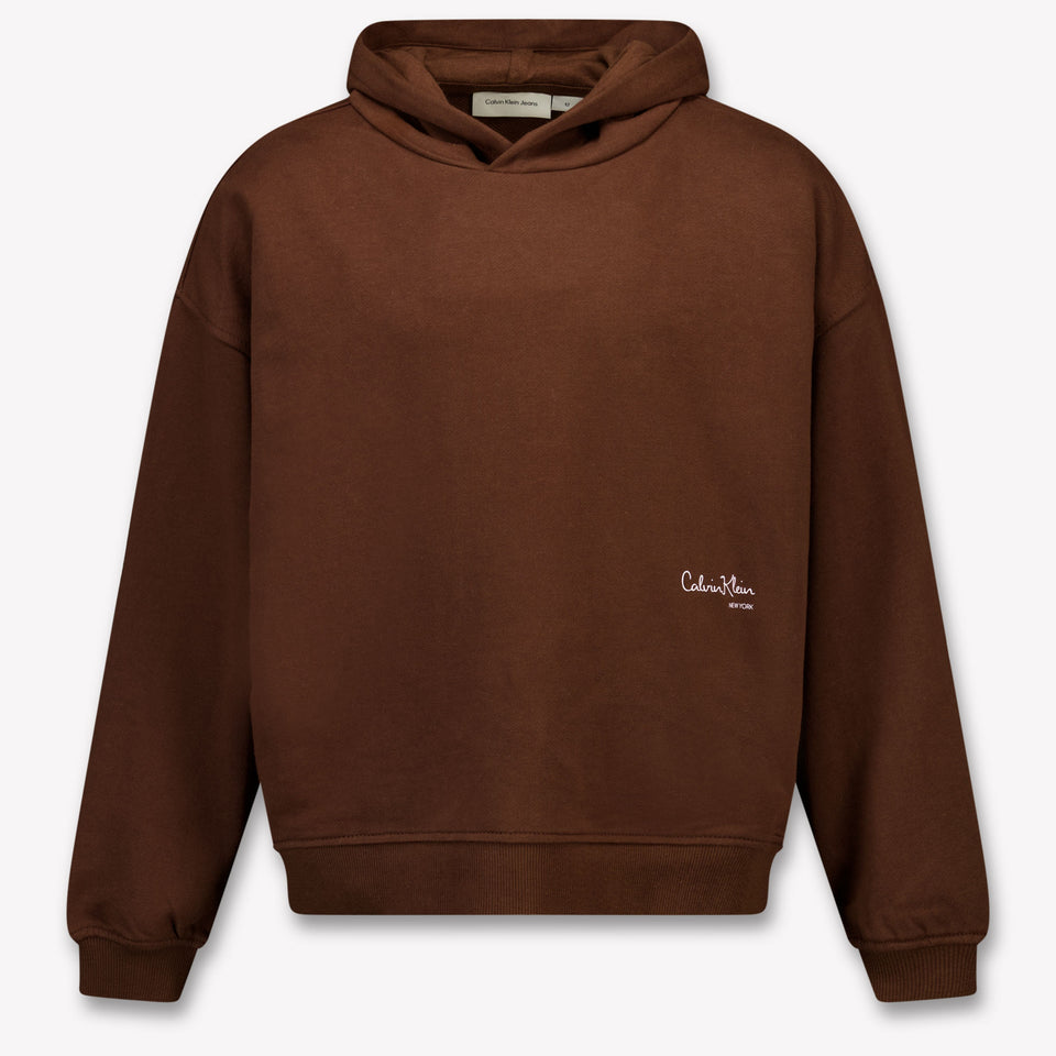 Calvin Klein Kinder Meisjes Trui In Bruin
