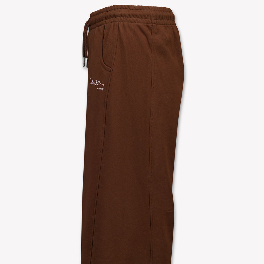Calvin Klein Kinder Meisjes Broek In Bruin