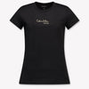 Calvin Klein Kids Girls T-Shirt In Black