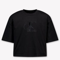 Calvin Klein Kinder Meisjes T-Shirt In Zwart