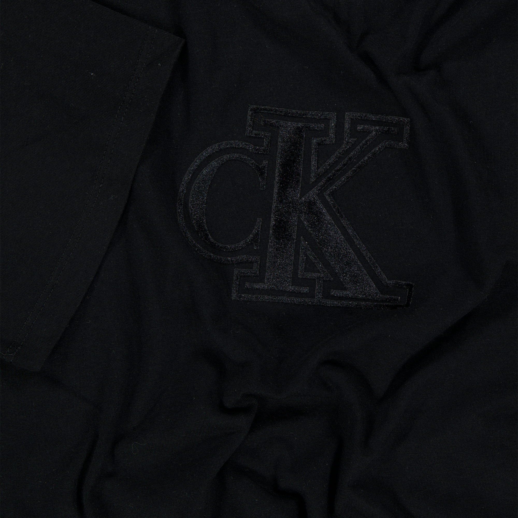 Calvin Klein Kinder Meisjes T-Shirt In Zwart