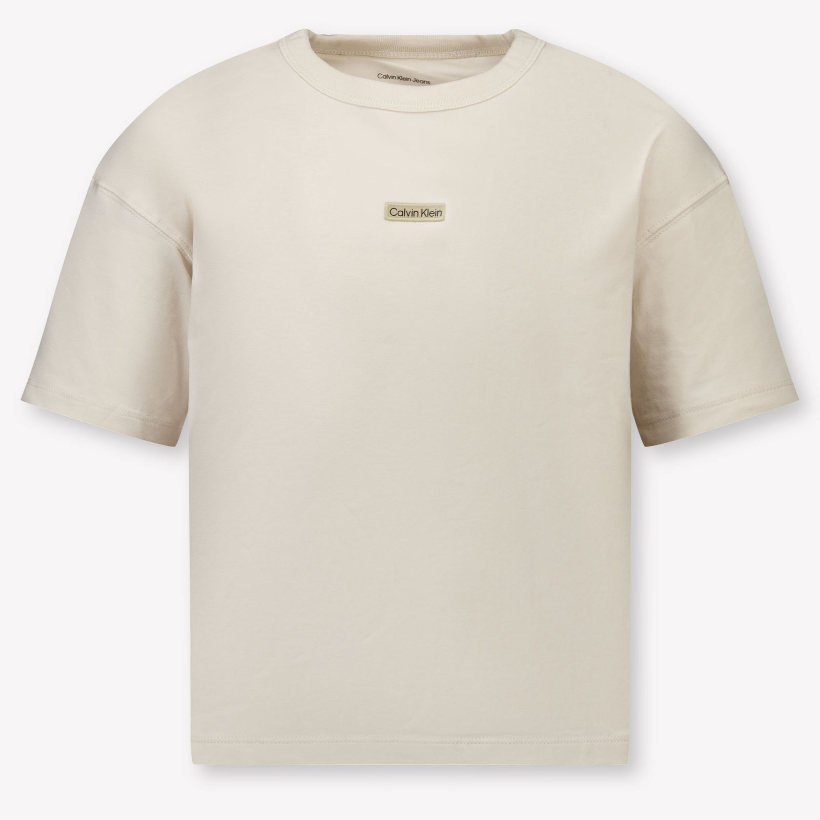 Calvin Klein Kinder Meisjes T-Shirt In Off White