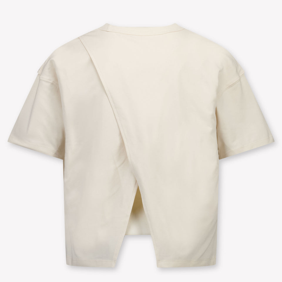 Calvin Klein Kinder Meisjes T-Shirt In Off White
