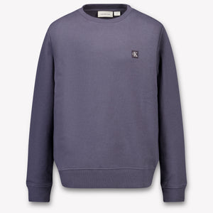 Calvin Klein Kinder Unisex Trui In Donker Grijs