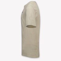 Calvin Klein Kids Unisex T-Shirt In Light Beige