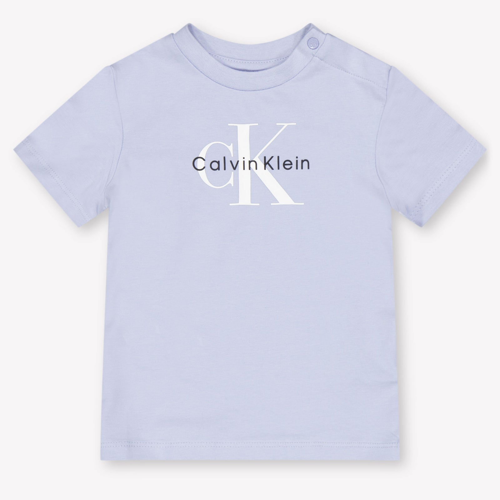Calvin Klein Baby Unisex T-Shirt In Light Blue