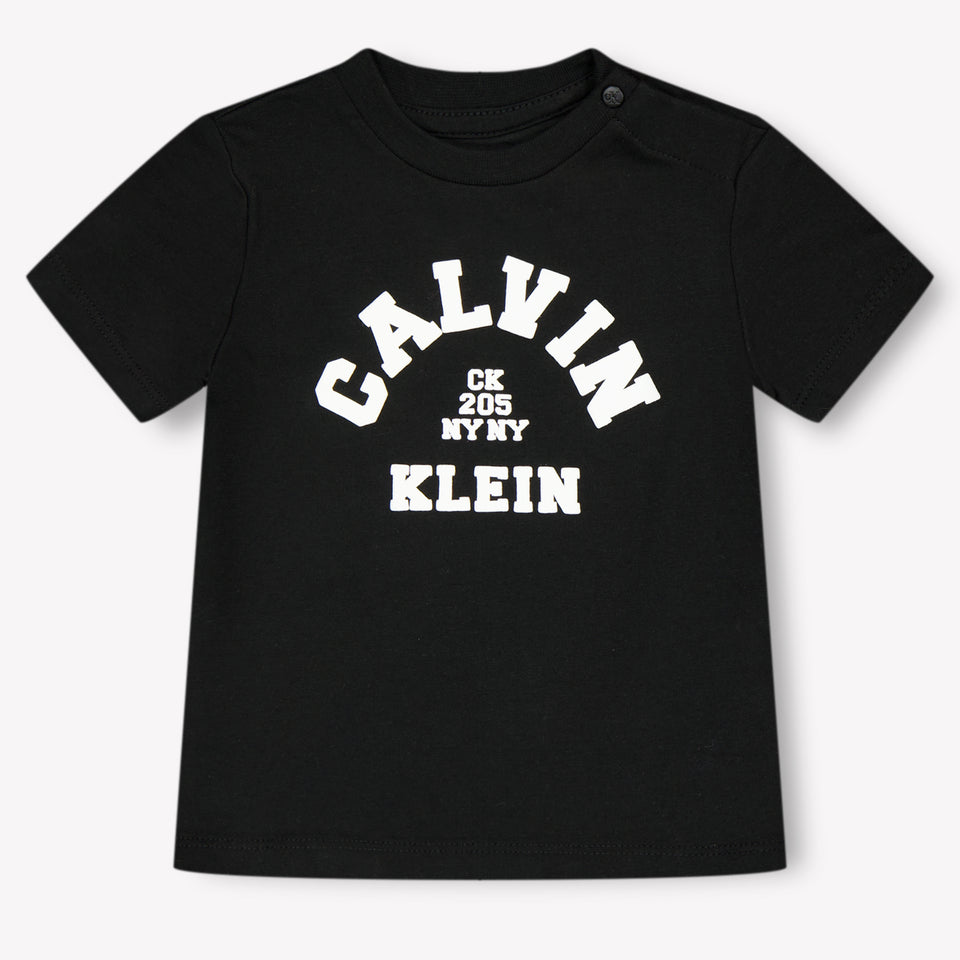 Calvin Klein Baby Unisex T-Shirt In Black