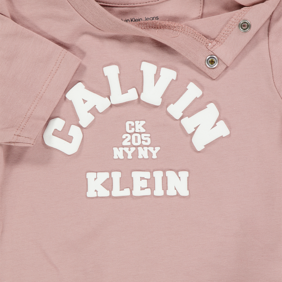 Calvin Klein Baby Unisex T-Shirt In Pink