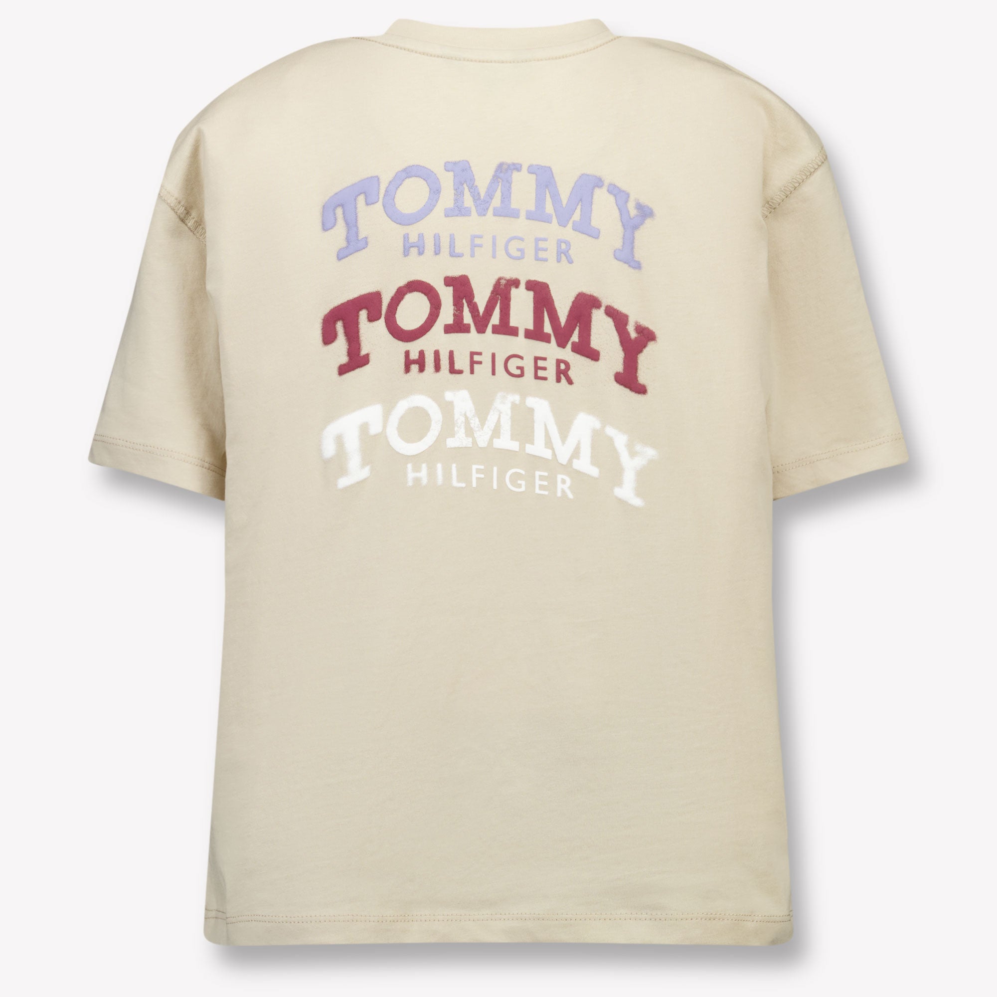 Tommy Hilfiger Kids Boys T-Shirt In Beige