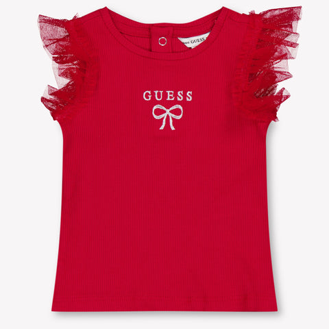 Guess Baby Girls T-Shirt In Red