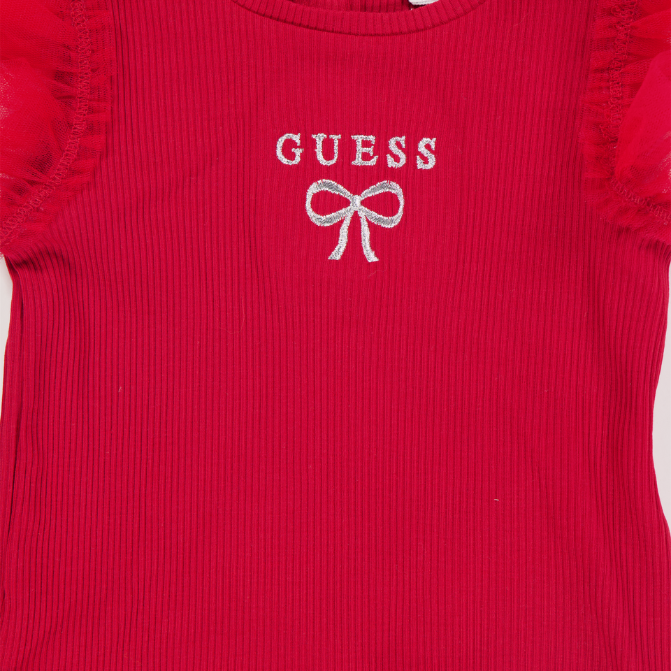 Guess Baby Girls T-Shirt In Red