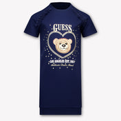 Guess Kids Girls Dress In Navy