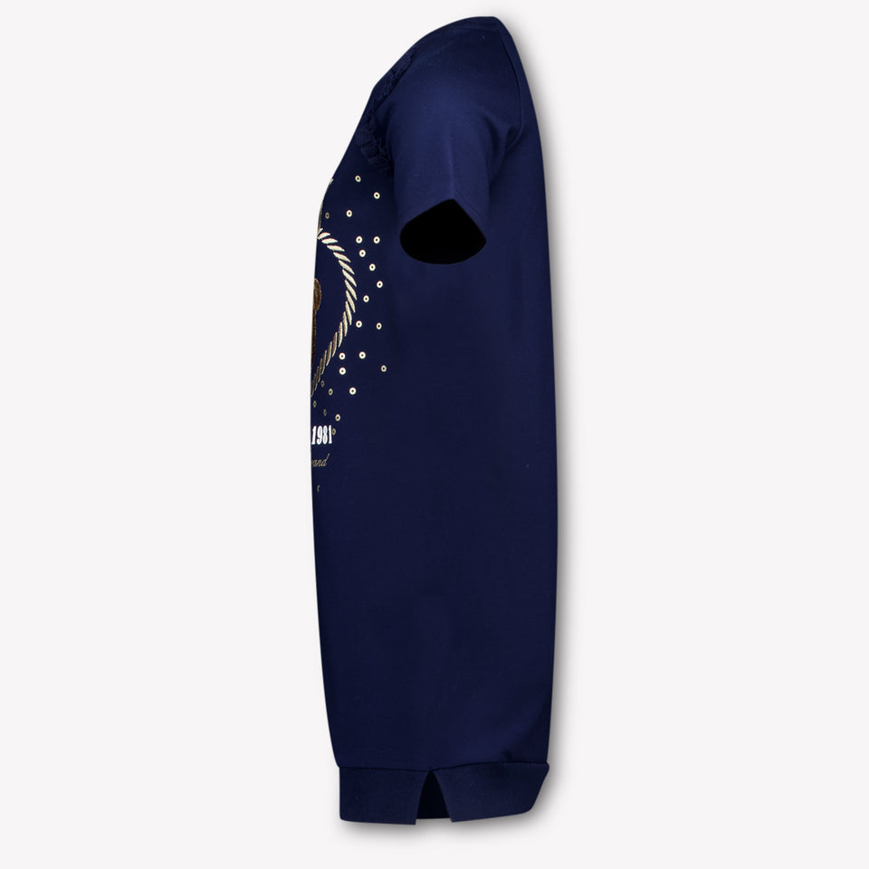 Guess Kids Girls Dress In Navy