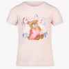Guess Kids Girls T-Shirt In Light Pink
