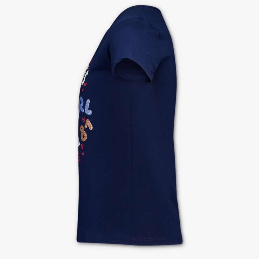 Guess Kids Girls T-Shirt In Navy