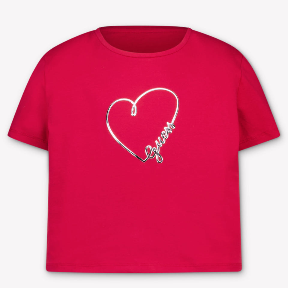 Guess Kids Girls T-Shirt In Red