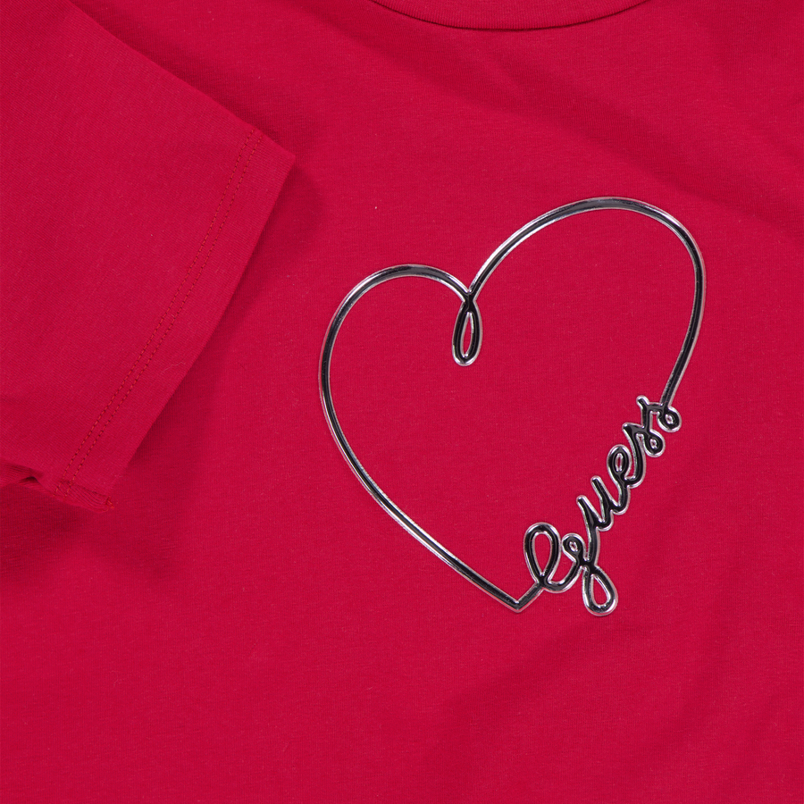 Guess Kids Girls T-Shirt In Red