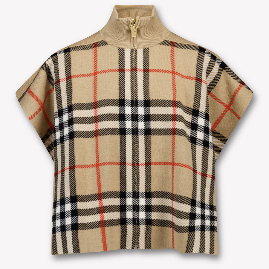 Burberry Isobel Girls Scarf in Beige