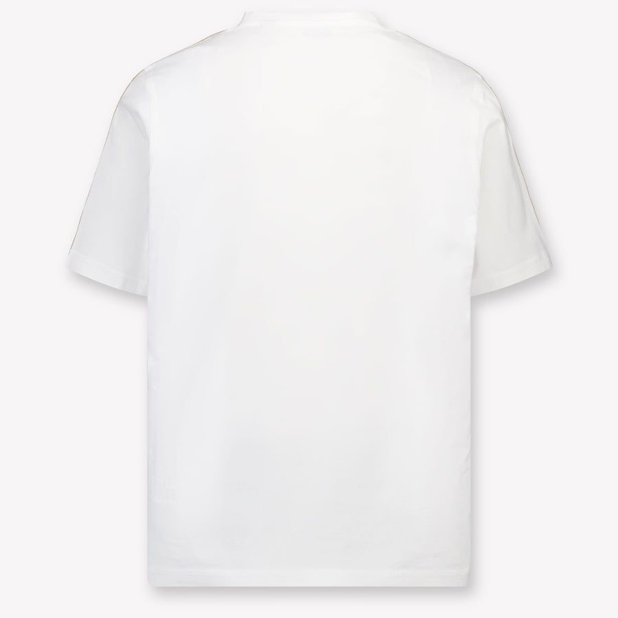 Burberry Cedar Kinder Unisex T-Shirt In Wit