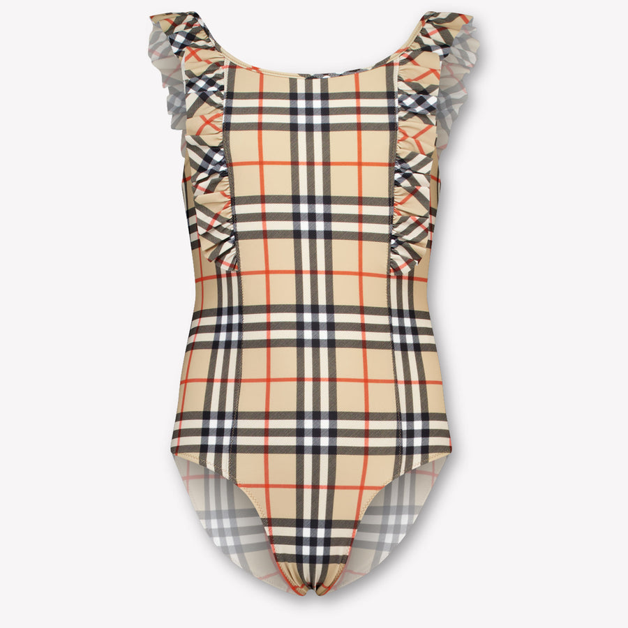 Burberry Tilly Kids Girls Swimwear In Beige