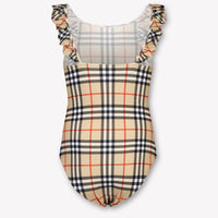 Burberry Tilly Kids Girls Swimwear In Beige