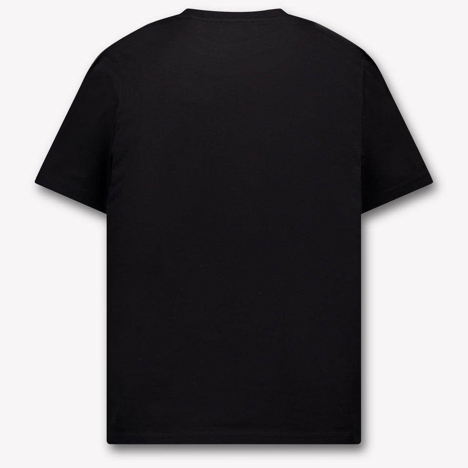 Burberry Cedar Check Kids Unisex T-Shirt In Black