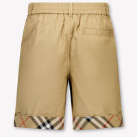 Burberry Oscar Kids Boys Shorts In Beige