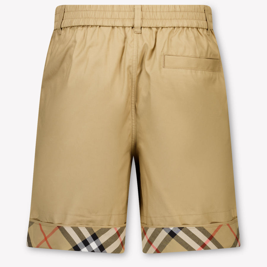 Burberry Oscar Kids Boys Shorts In Beige