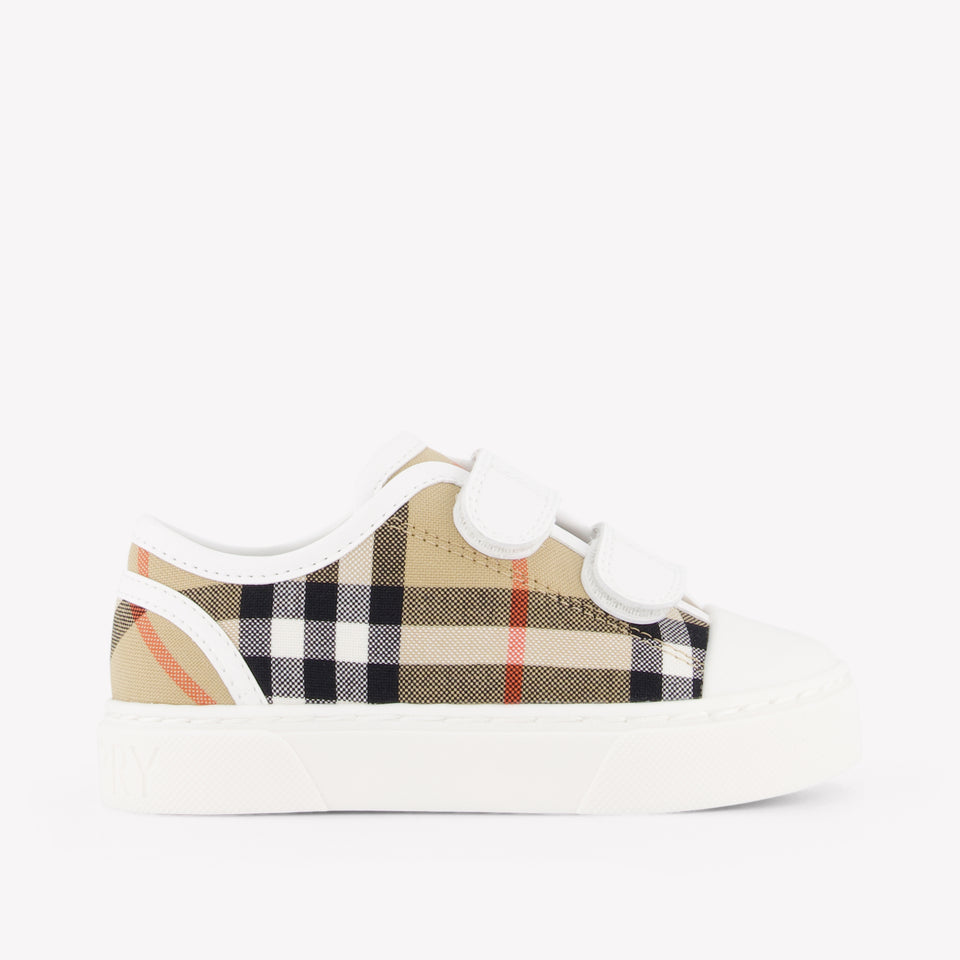 Burberry Blake Unisex Sneakers In Beige