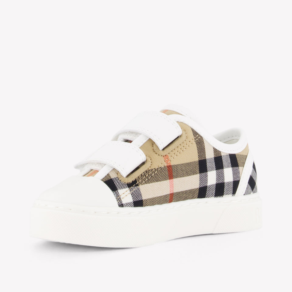 Burberry Blake Unisex Sneakers In Beige