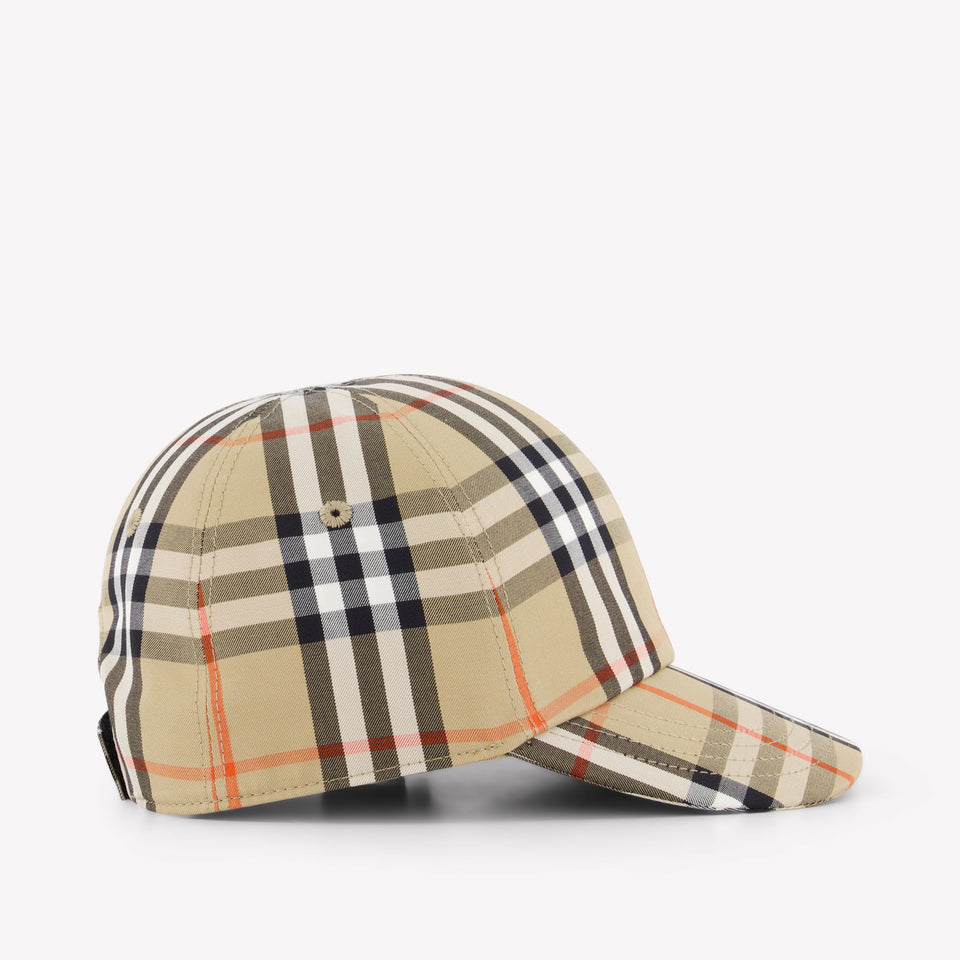 Burberry Kids Unisex Cap In Beige