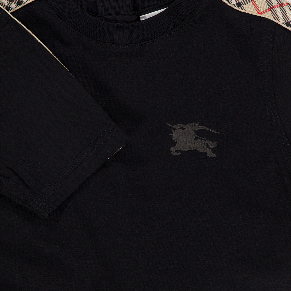 Burberry CEDAR Baby Unisex T-Shirt In Zwart