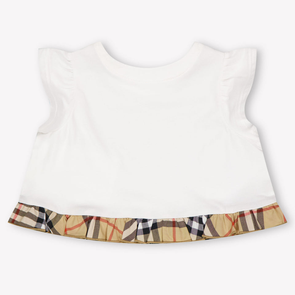 Burberry Roxy Baby Girls T-Shirt In White